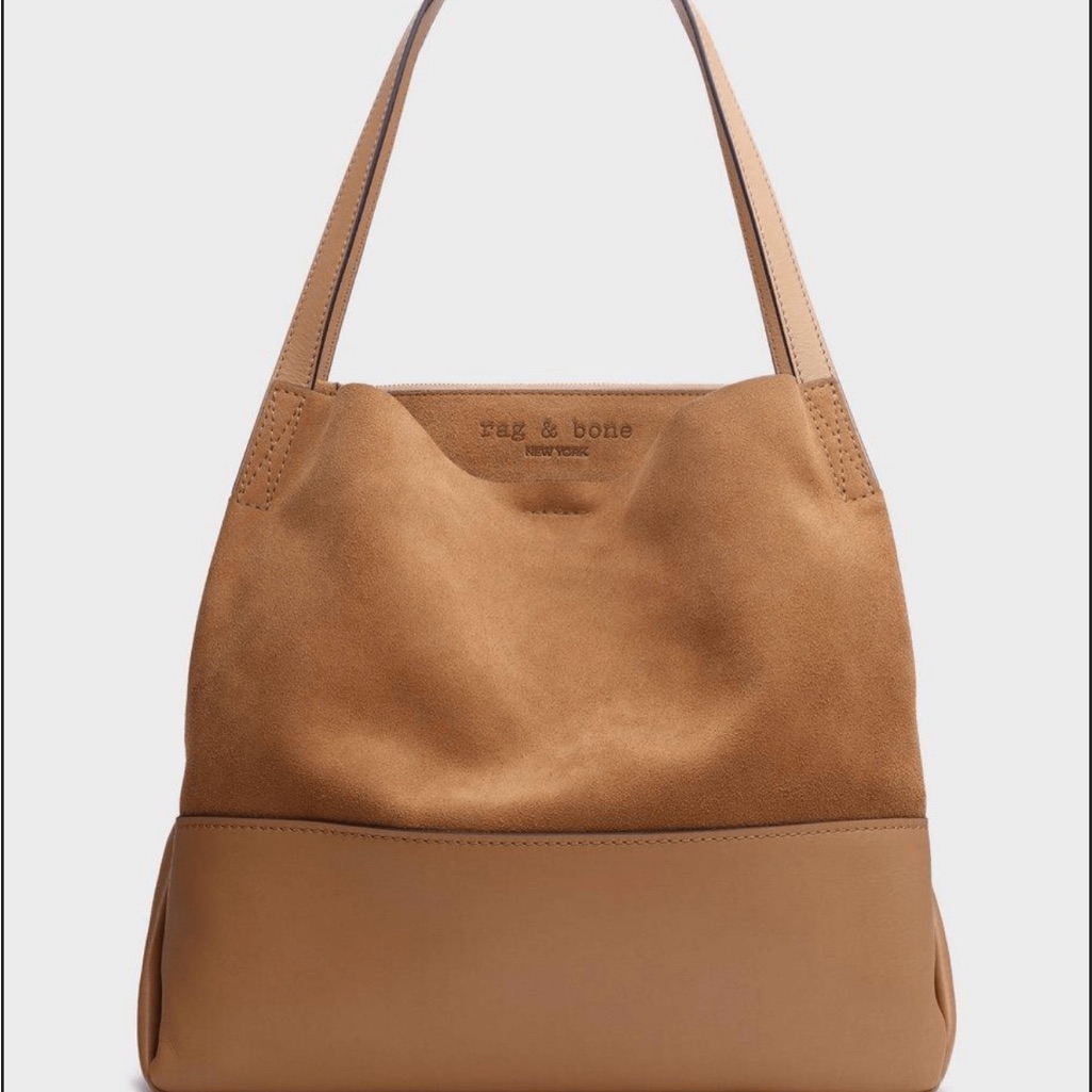 Rag & Bone Tan Leather Tote Bag